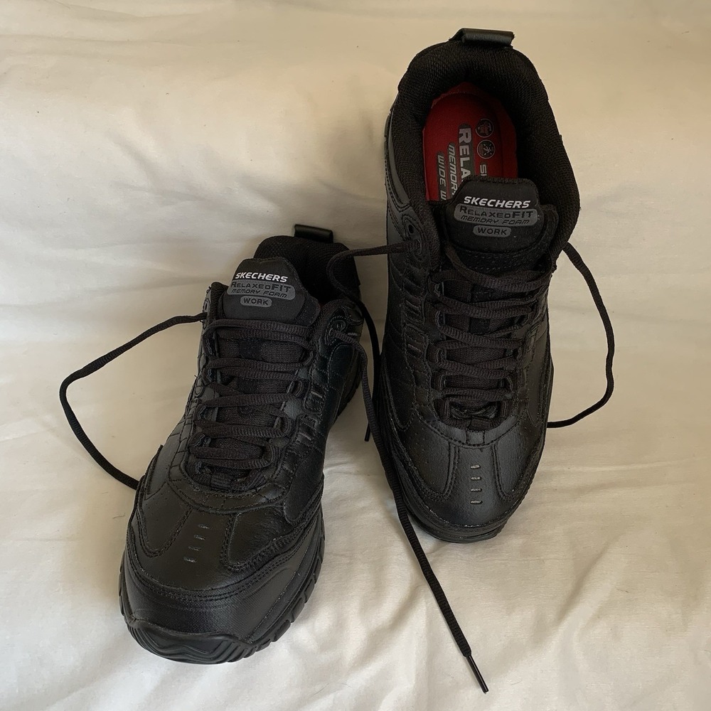 Skechers Work Crankton ST Steel Toe SR Slip Resistant Men's Boots Shoes Size 8 M
